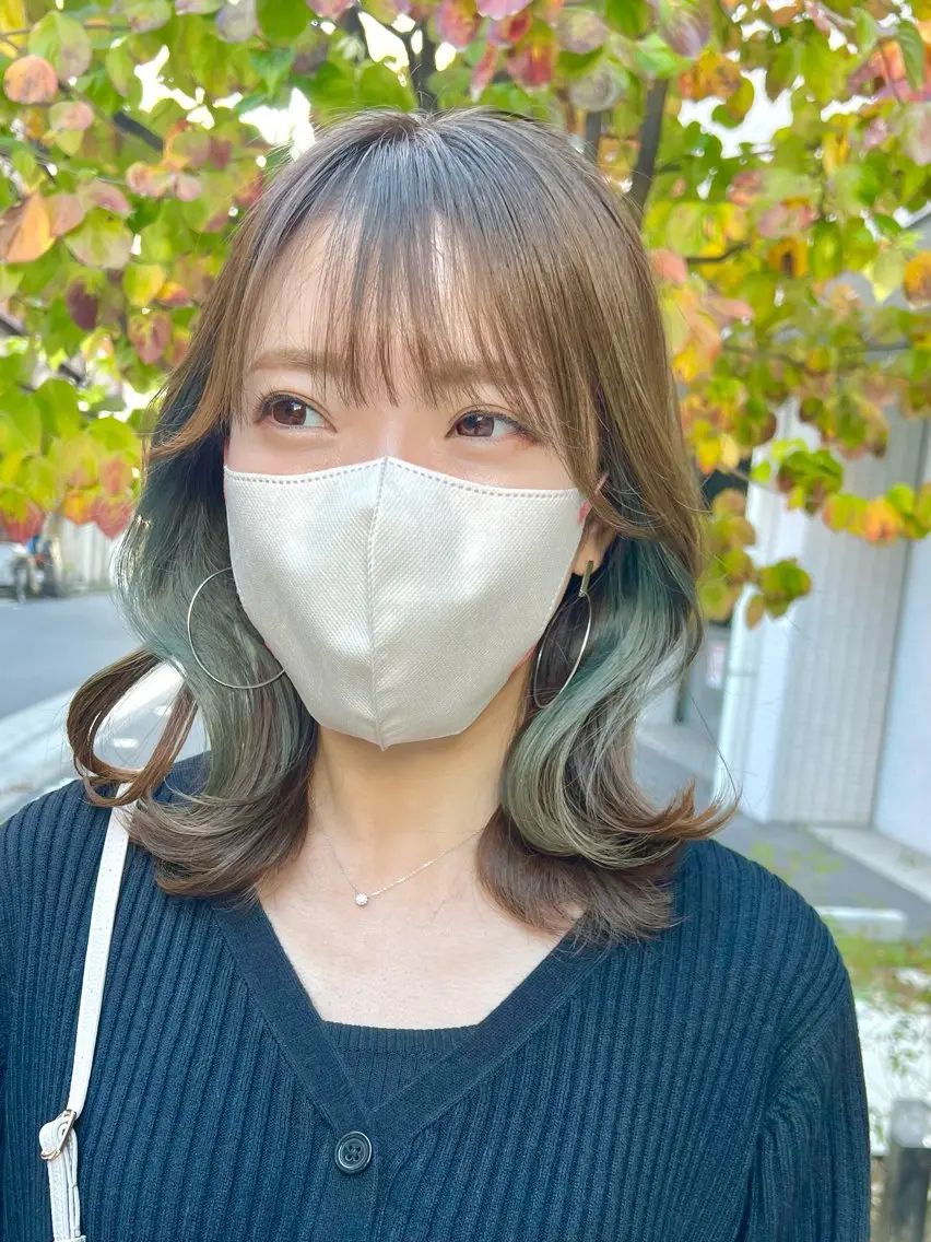 ショート カラー イヤリングカラー 💎透明感カラー特化 💎TAISEIのヘアスタイル