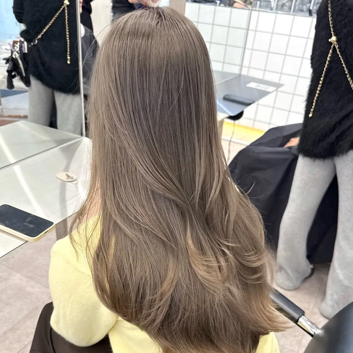 カラー 透明感ブリーチカラー /ともみ🎀のヘアスタイル