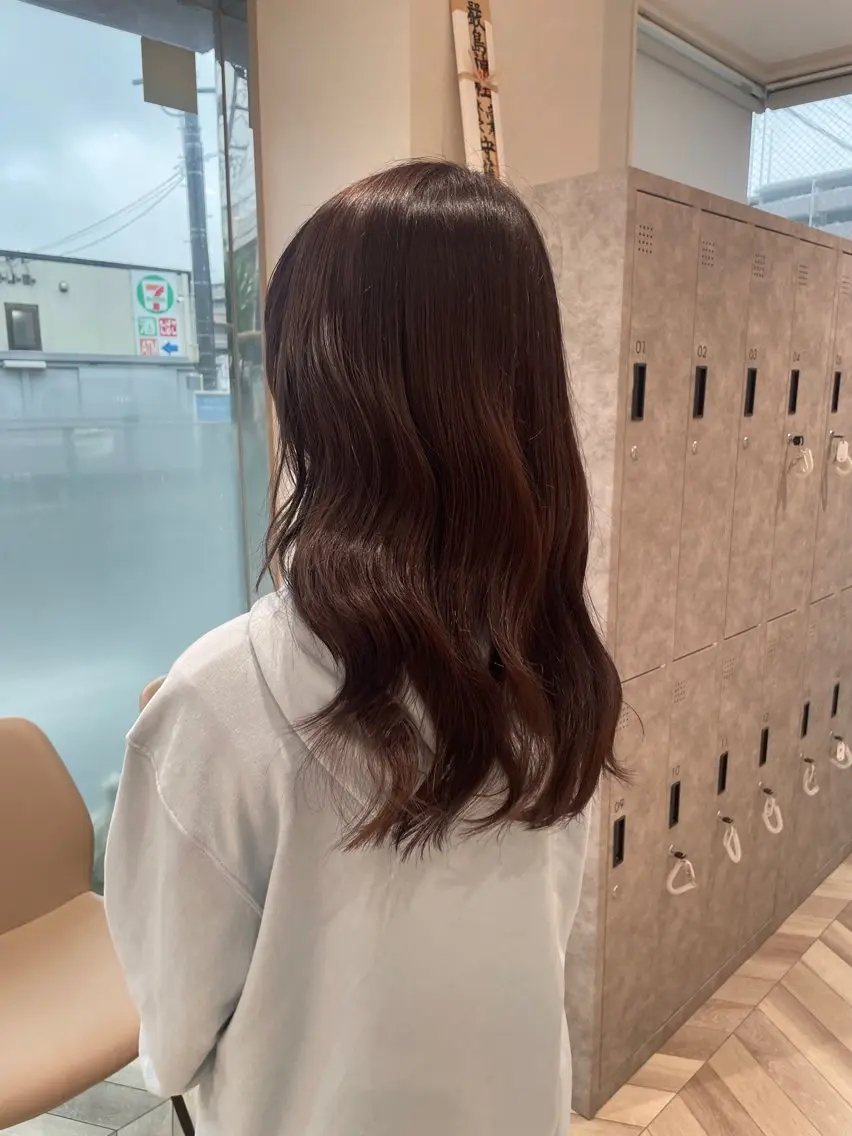 ロング カラー カット ヘアカラー トリートメント 吉原 雪乃のヘアスタイル