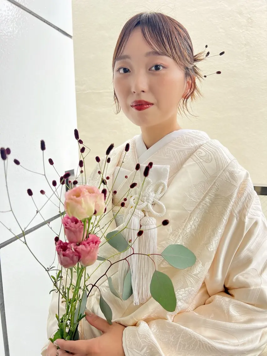 撮影モデル yu koのヘアスタイル