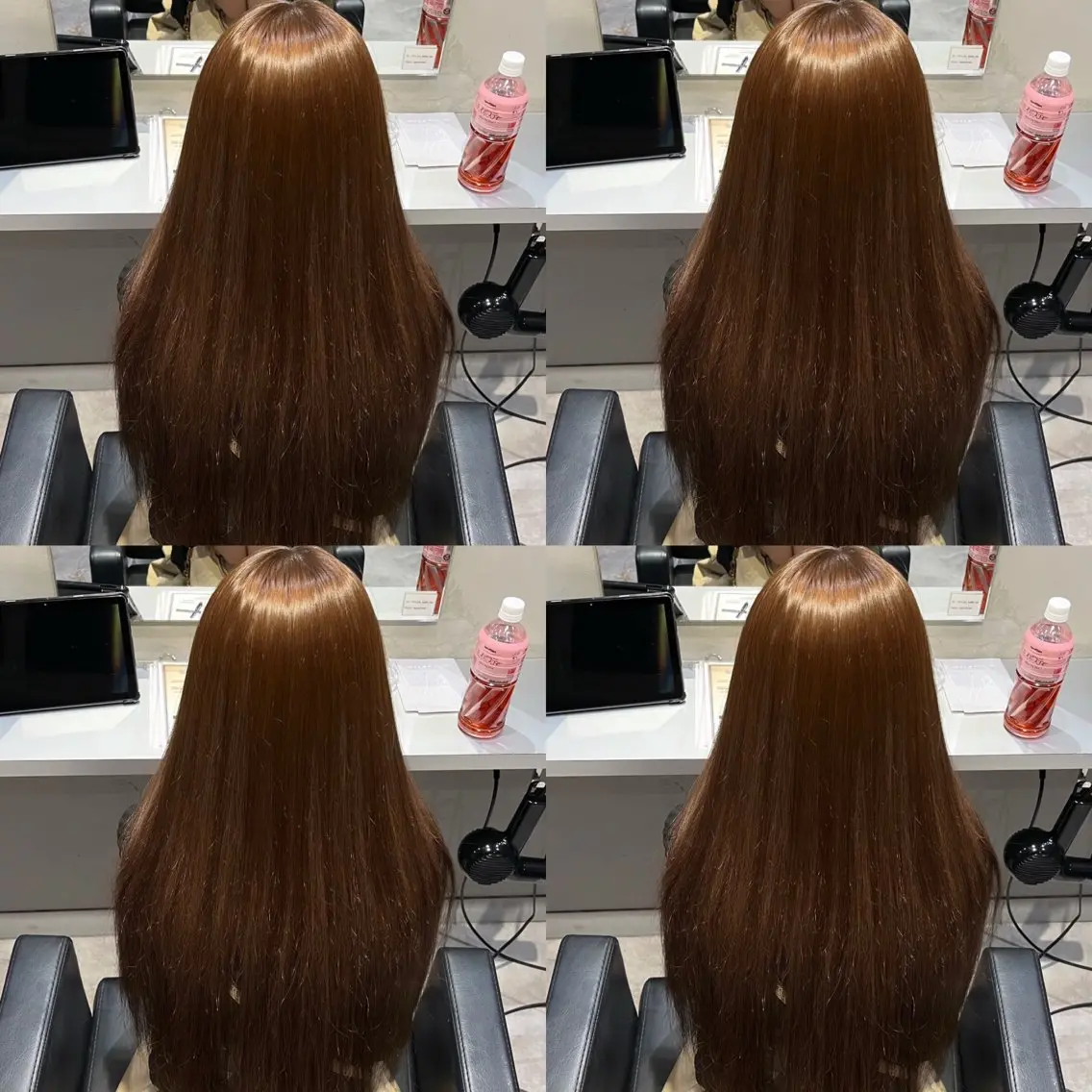 セミロング ヘアカラー トリートメント エクステ 🦋REISA🦋 エクステ×ハイトーンのヘアスタイル