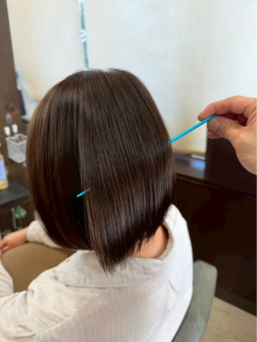 ショート 縮毛矯正 【モデル様募集中】 渡邊 マサキのヘアスタイル
