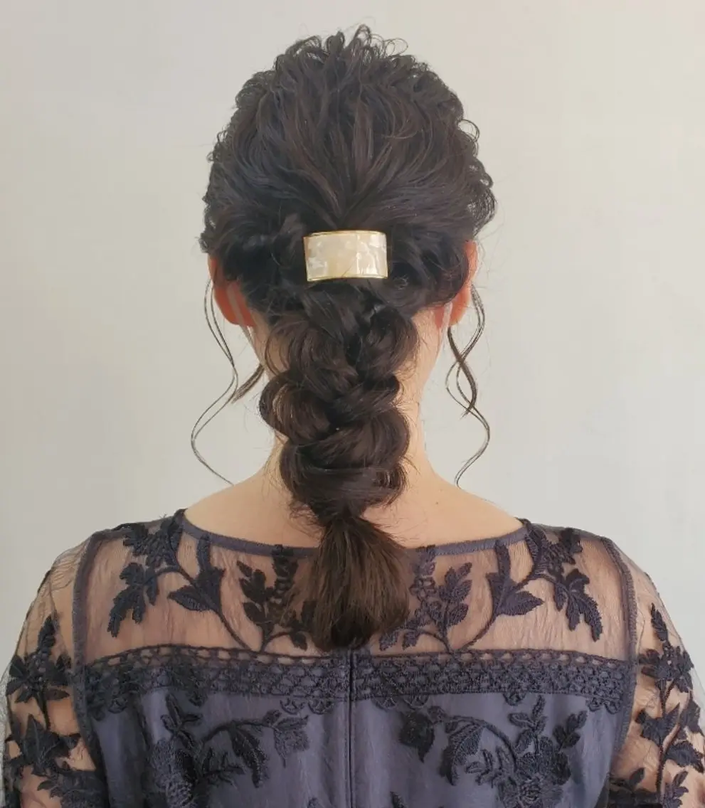 ヘアアレンジ シールエクステ🎀 ホシノ🕒ユウカのヘアスタイル