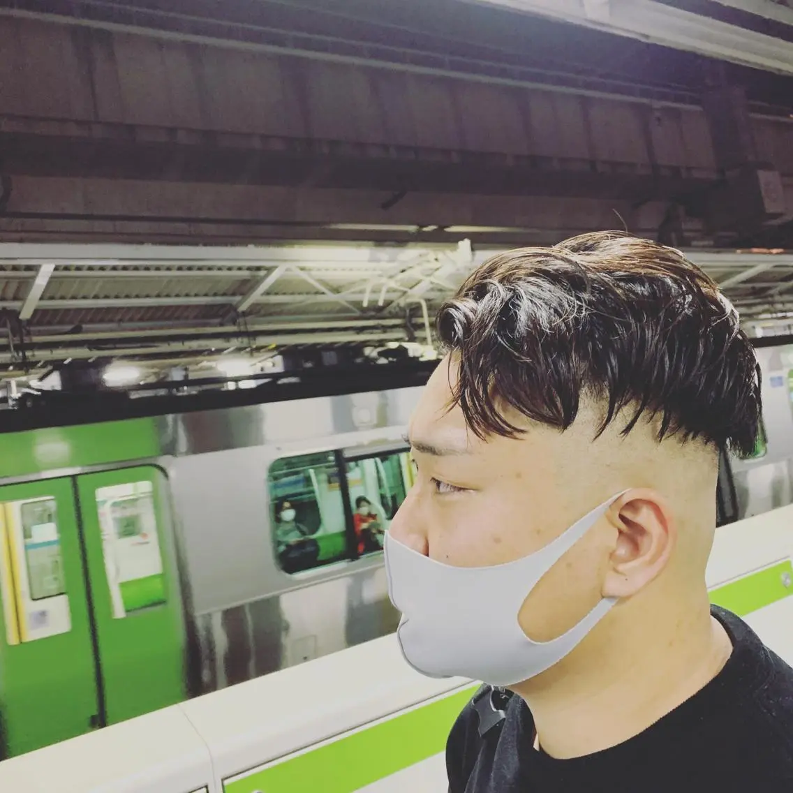 ショート メンズ フェードカット 立脇 啓佑のヘアスタイル