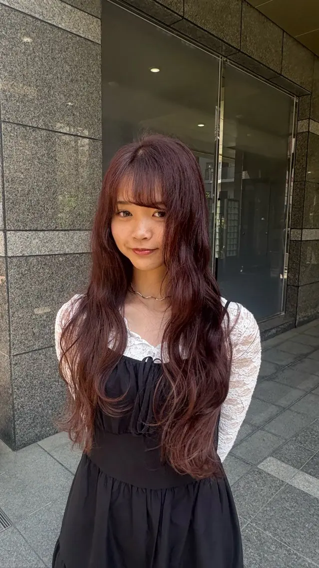 ロング カラー hitomi ♡ 自由が丘アシスタントのヘアスタイル