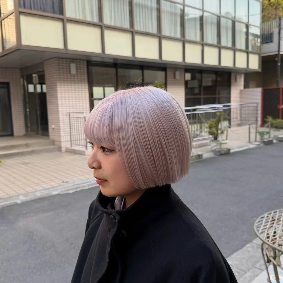 ショート カラー ブリーチ ブロンド ハイトーンカラー ホワイトブロンド ⚜️ブリーチ× 透明感✨Hayatoのヘアスタイル