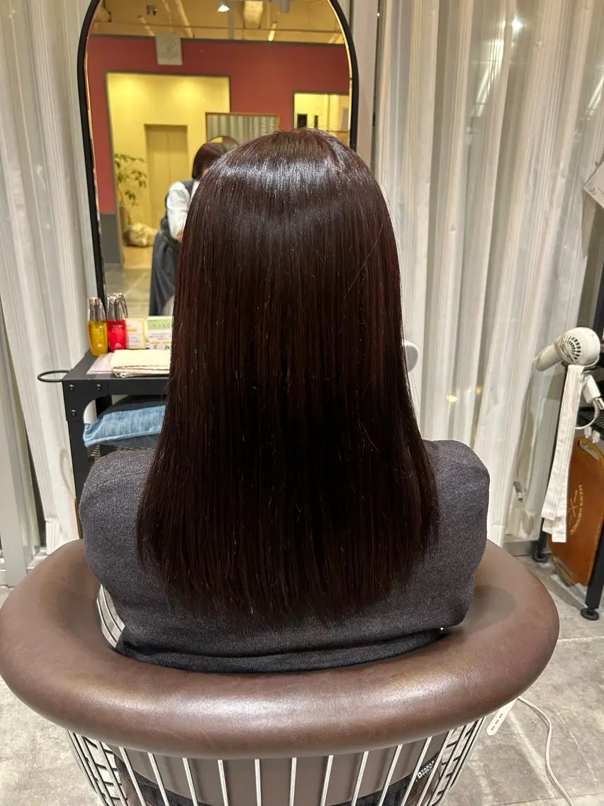 ロング カラー LaBless うえのあかねのヘアスタイル