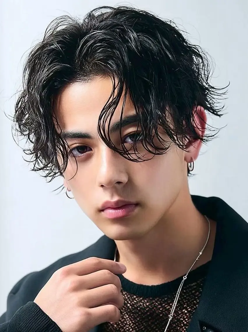 パーマ メンズ 神田 絢飛のヘアスタイル