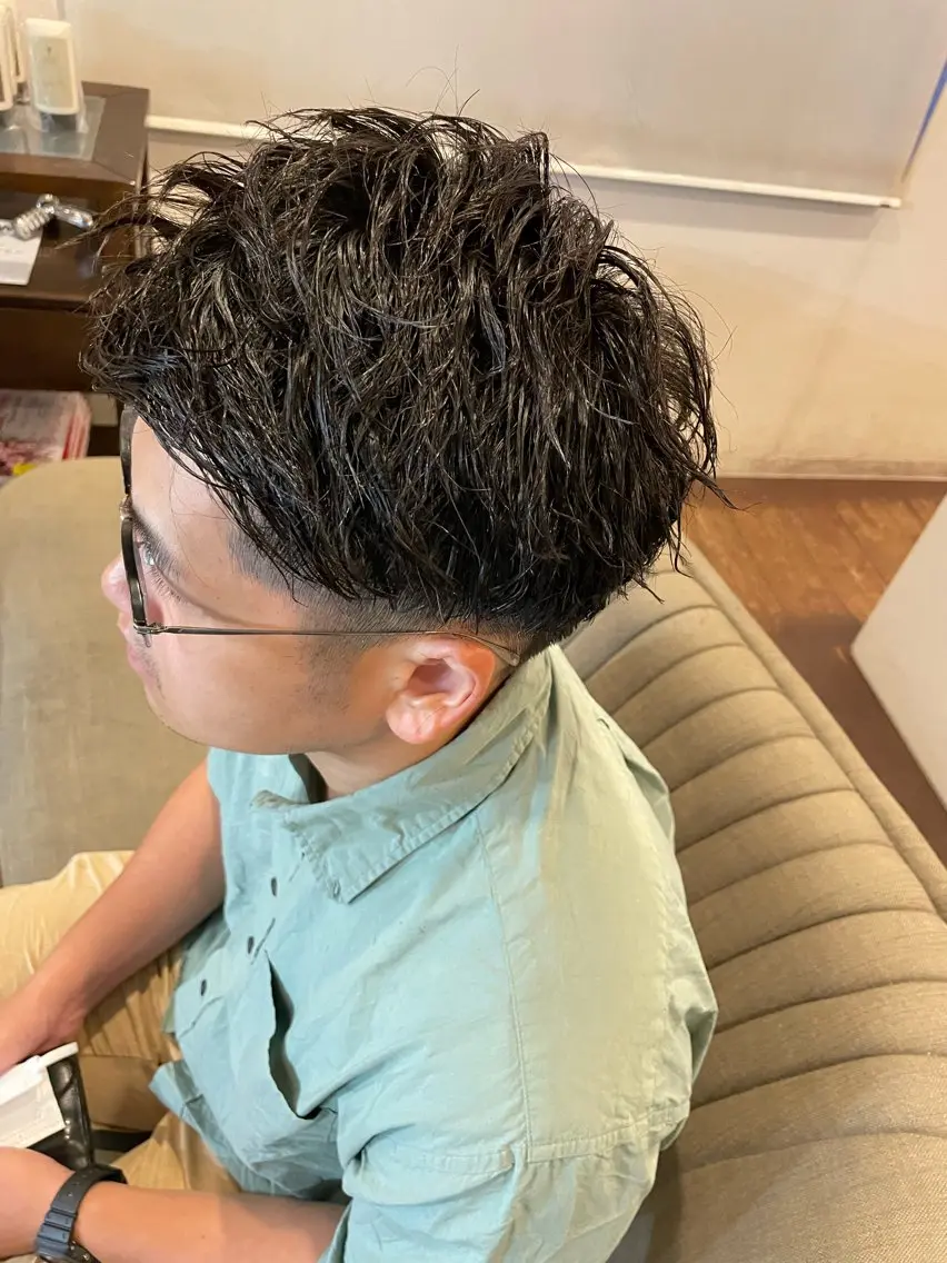 パーマ メンズ 伊丹Pilina 山田のヘアスタイル