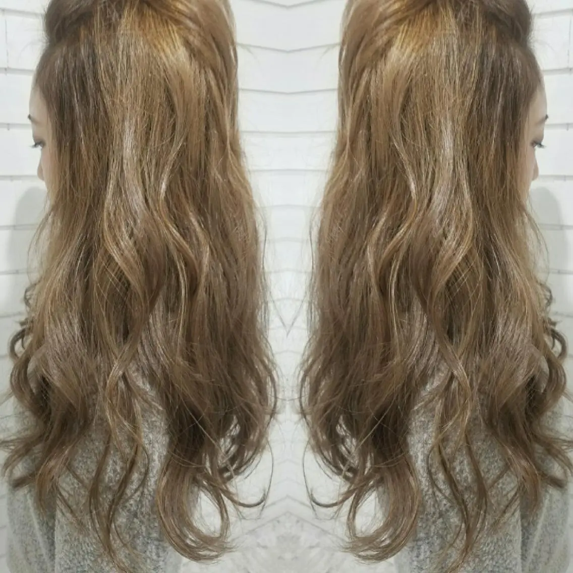 ロング 今中 小百合のヘアスタイル