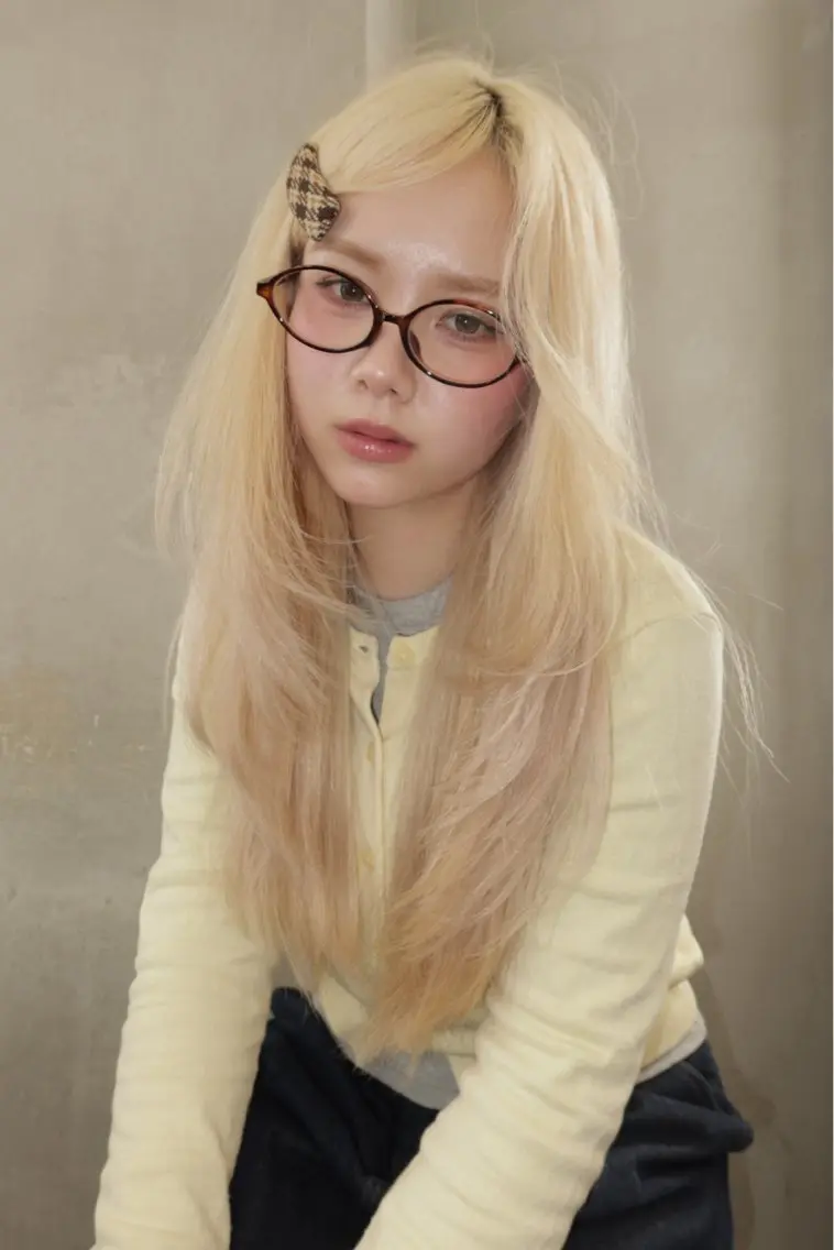 ロング カラー ヘアアレンジ ヘアカラー ニュアンスカラー🧶 nanacoのヘアスタイル