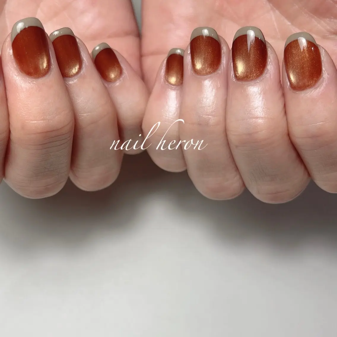 ネイル フレンチネイル ハンドネイル saki_ nail heronのネイルデザイン