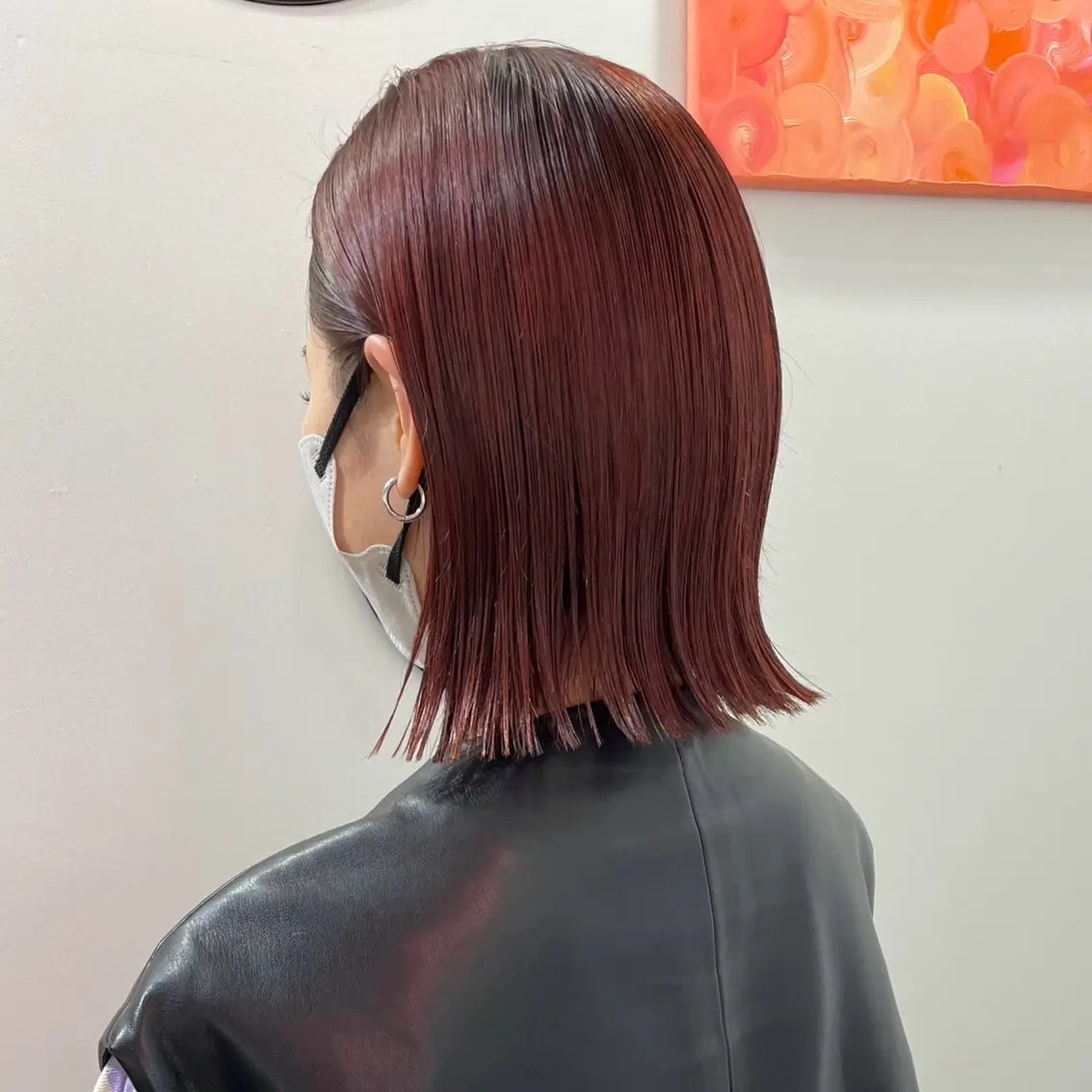 カラー 艶髪ハイトーン× ボブ🥣アイネのヘアスタイル