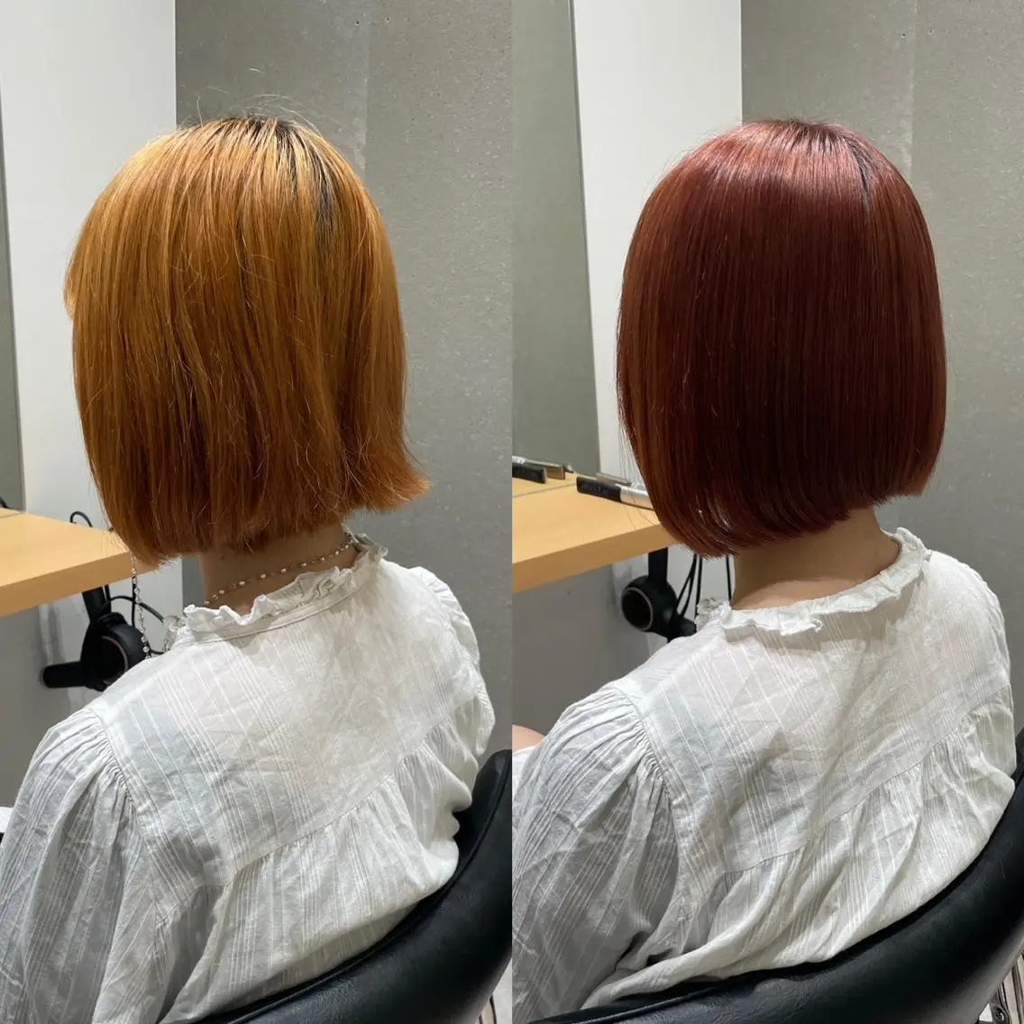 ショート カラー 透明感カラー イルミナカラー ピンクカラー ピンクパープル パープルカラー ヘアカラー 髪質改善ヘアケア 艶髪特化/上田のヘアスタイル