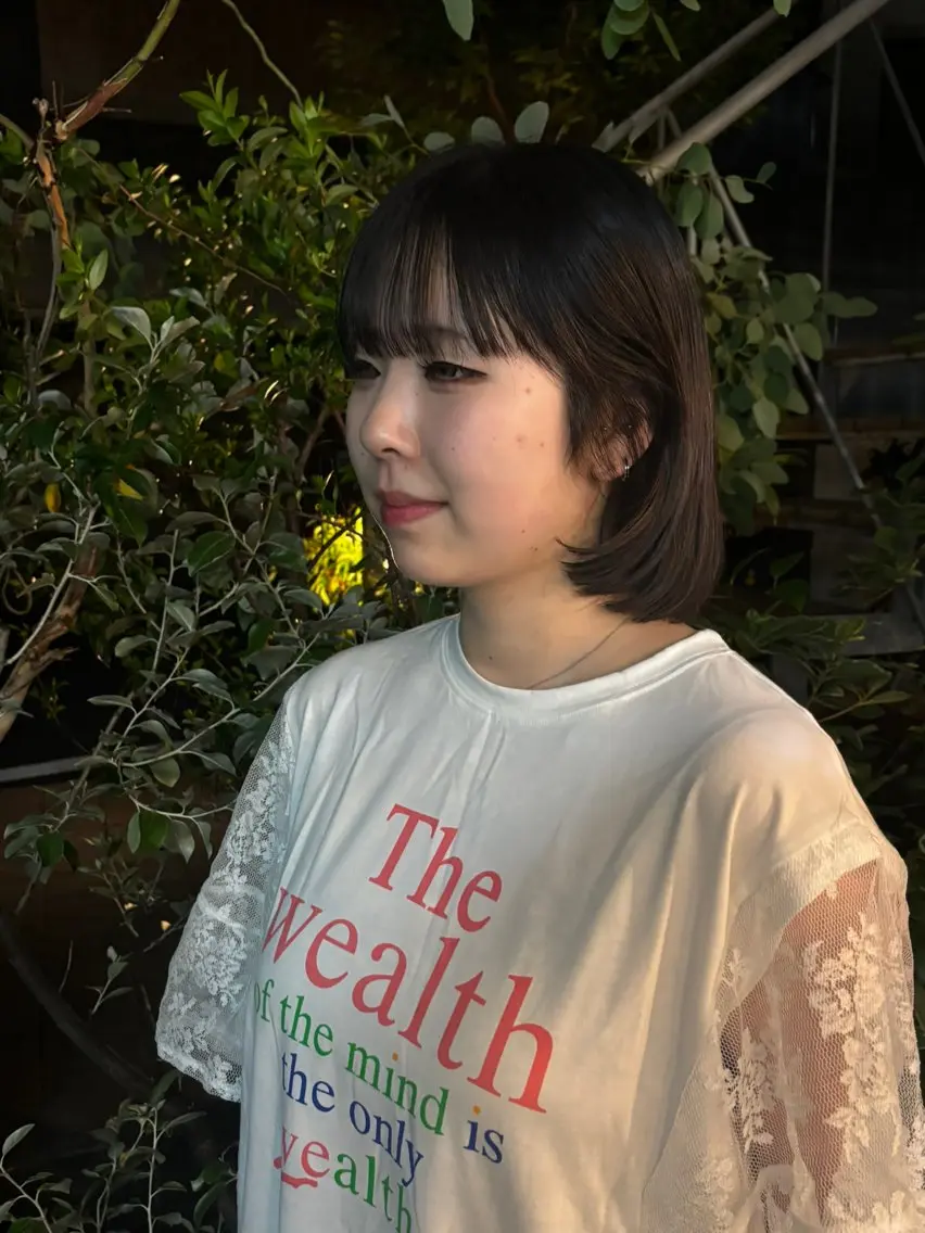 ミディアム ボブ/ショート カオリのヘアスタイル
