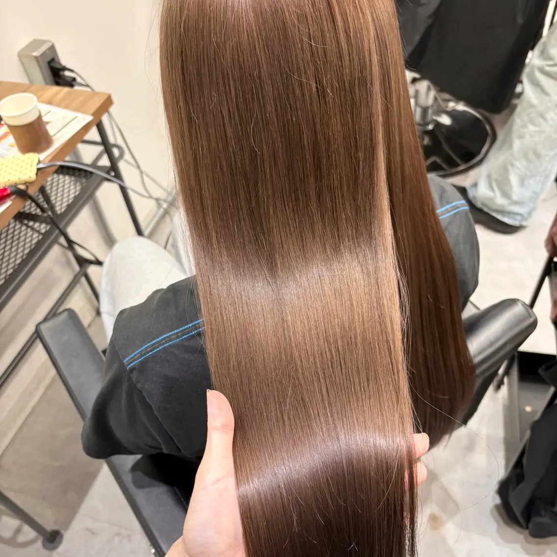 ロング ヘアカラー トリートメント SAKI🎀NEXT 池袋/韓国風カラーのヘアスタイル