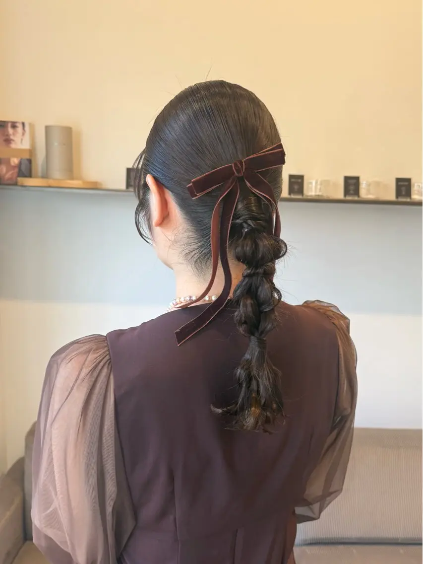 ヘアアレンジ ヘアセット rio ୨୧のヘアスタイル