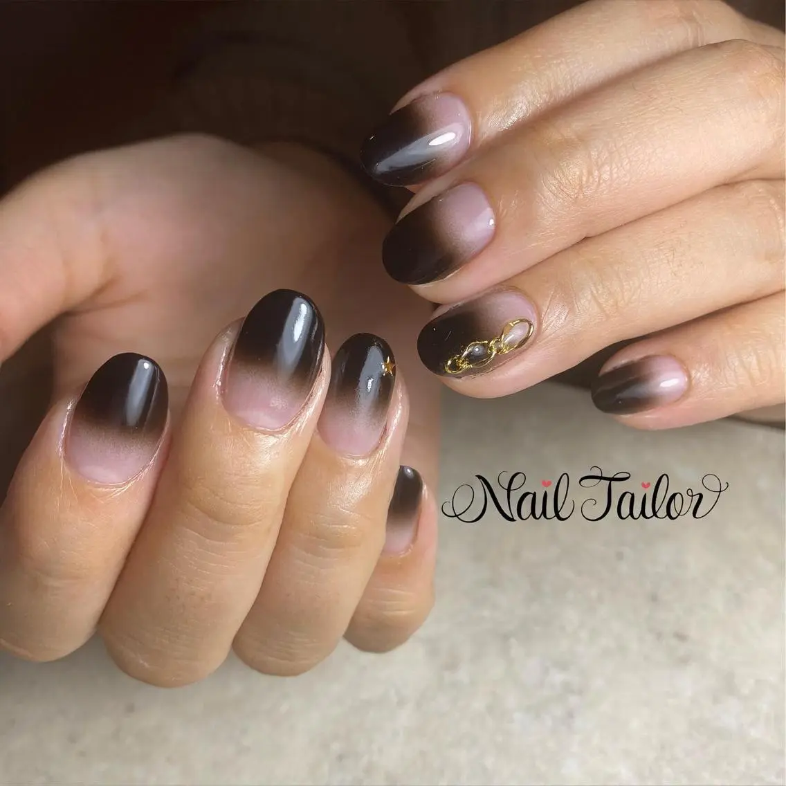 ネイル 長さ出し ジェルネイル グラデーション ネイルチップ NailTailor ネイルテイラーのネイルデザイン