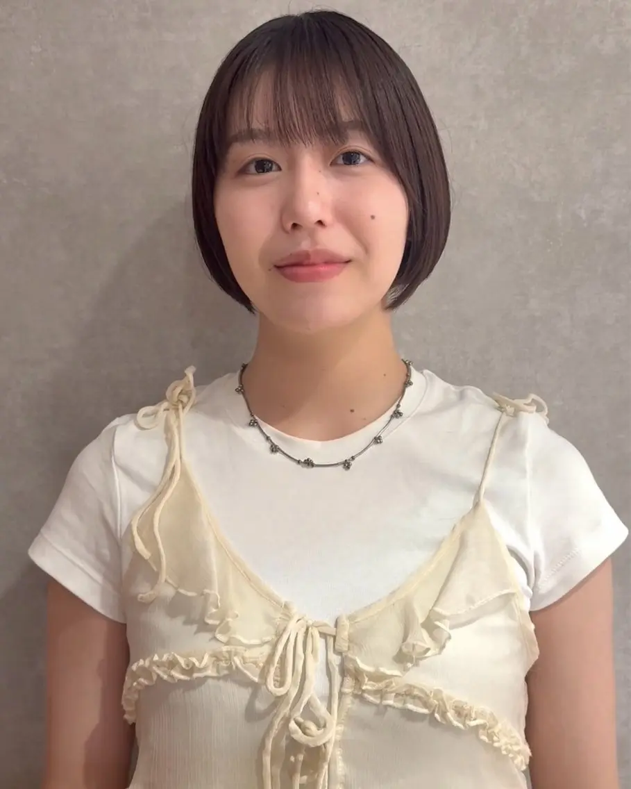 ショート カット 💎寒色特化💎 透明感カラーみきのヘアスタイル