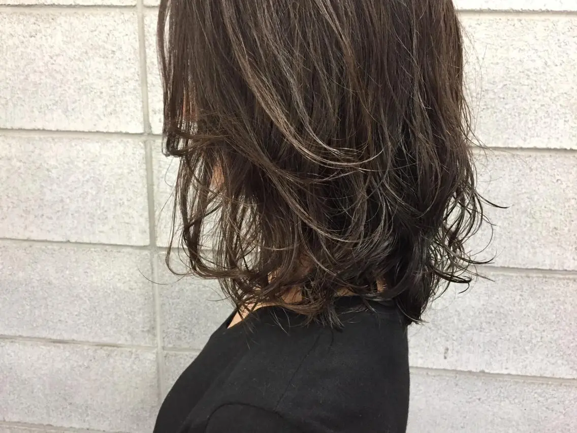 ミディアム パーマ ITO YUKIのヘアスタイル