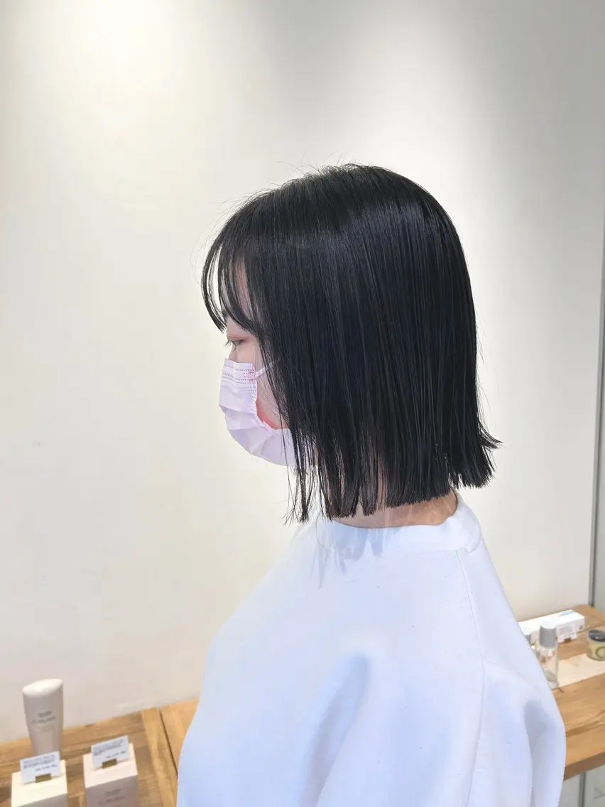 ミディアム ボブ emu minekoのヘアスタイル