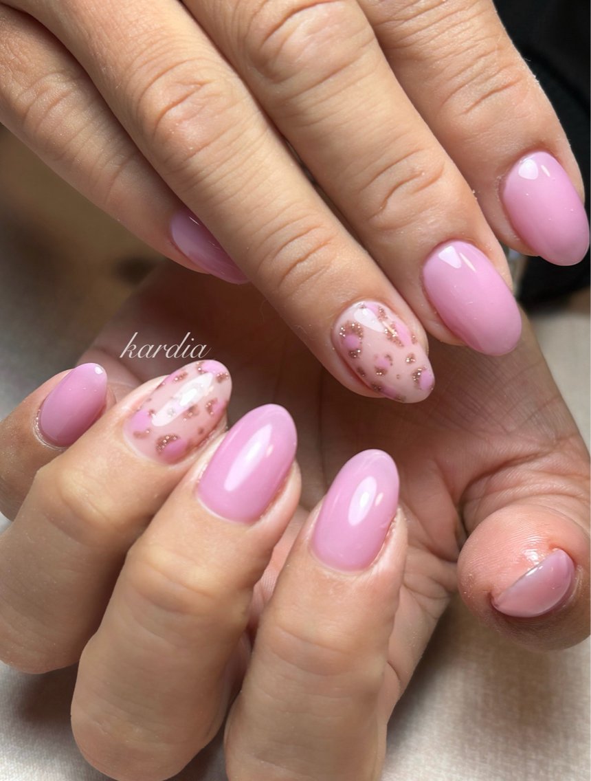 ネイル ハンドネイル καρδιά -ｶﾙﾃﾞｨｱ-のネイルデザイン