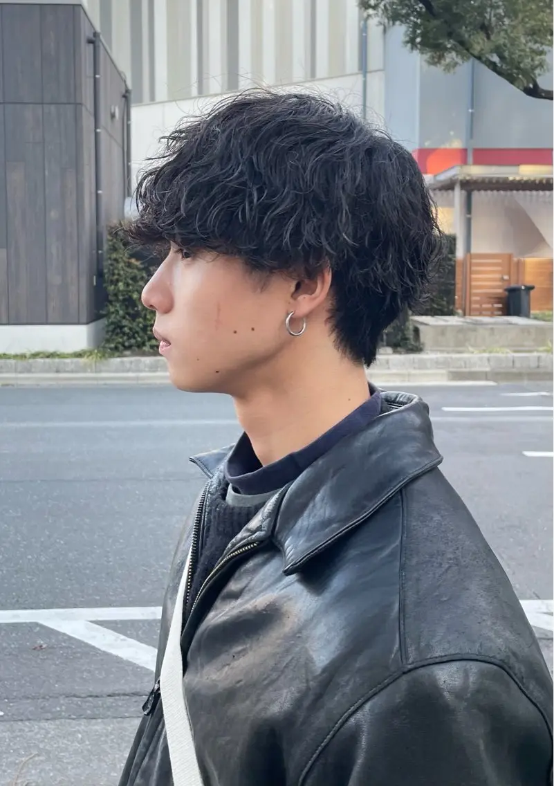 ミディアム パーマ メンズ 🔱メンズパーマ特化 🔱山下和輝のヘアスタイル