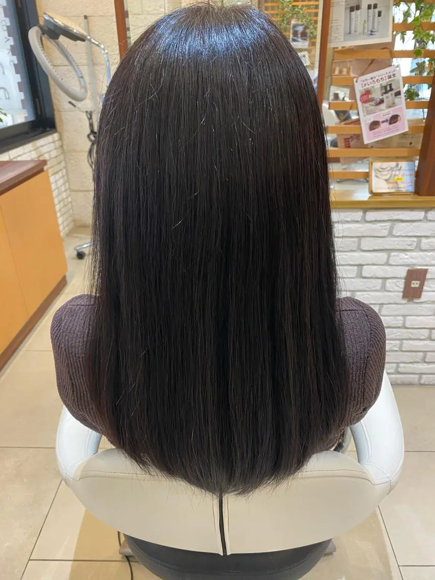 アルガンオイル配合縮毛矯正&SDカット ロング料金¥1100〜の写真
