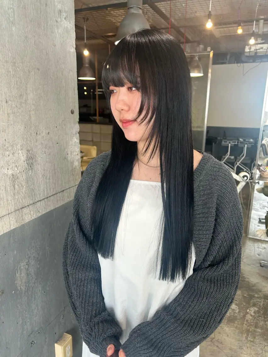ロング カラー エクステ ロング keen 立川のヘアスタイル