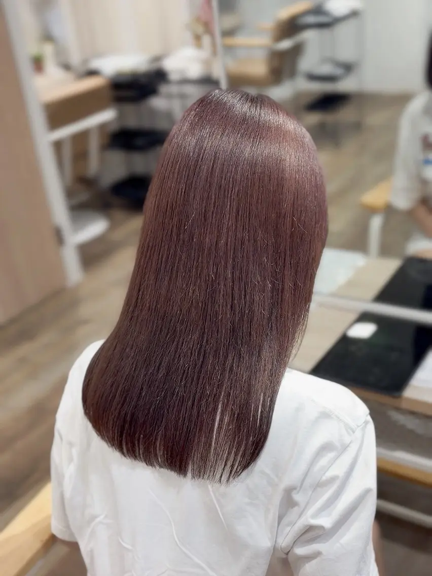 【明るくしたい方に🌟】ブリーチなしダブルカラー×カット🎀/4STEP TR♡の写真