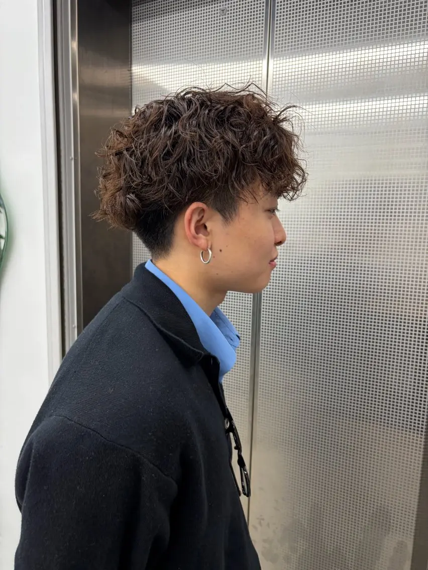 メンズパーマ🧑🏻🦱スパトリートメント付き🧖の写真