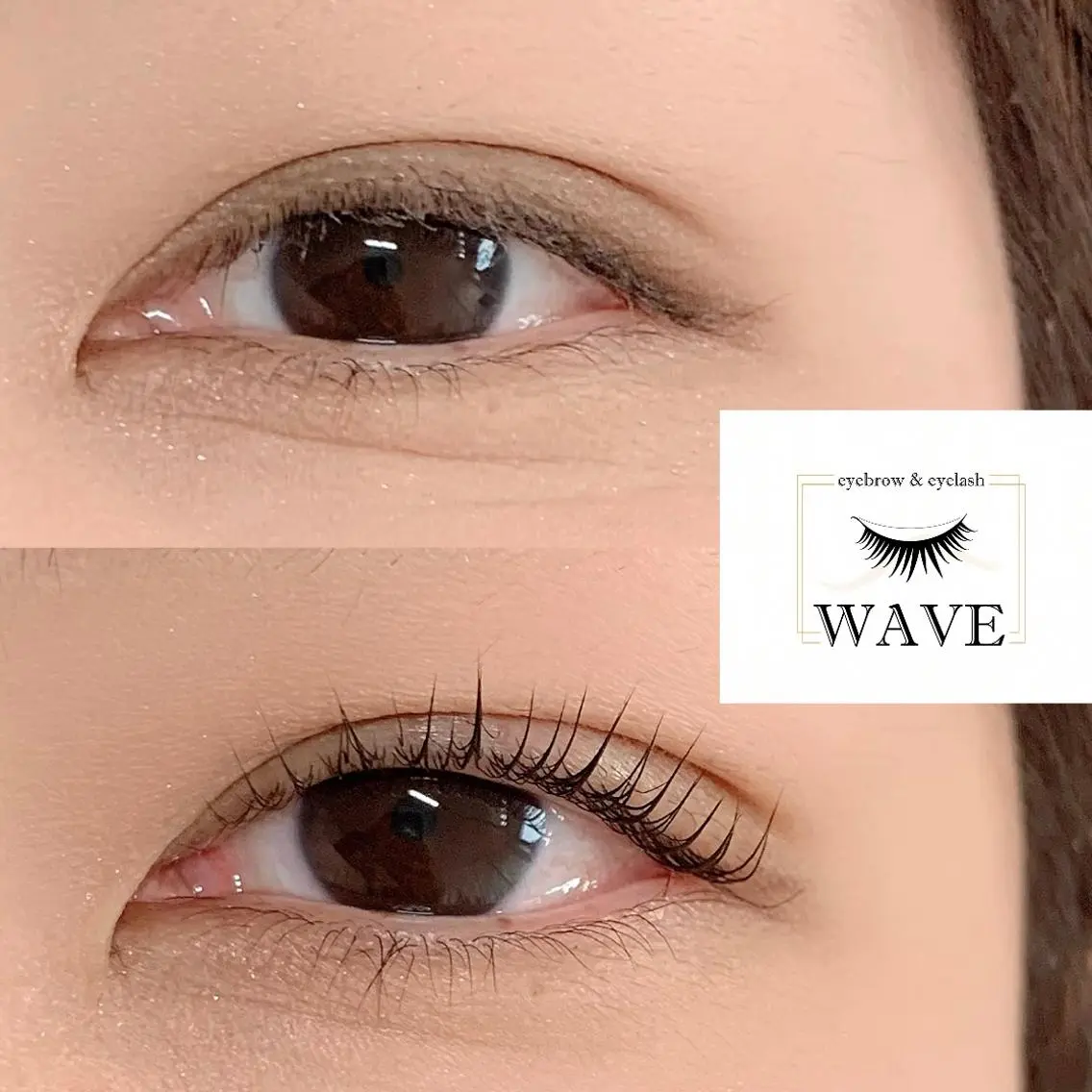 マツエク・マツパ brow&lash WAVEのマツエク・マツパデザイン