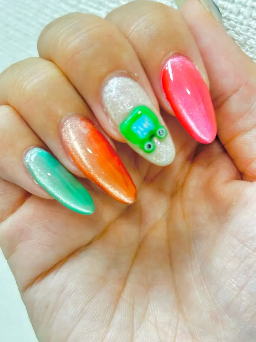 ネイル マグネットネイル Lino nailのネイルデザイン