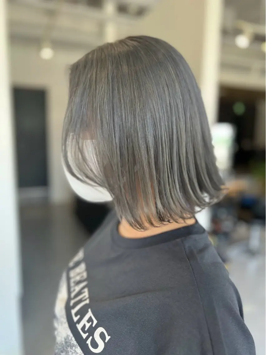 ミディアム 浅原 恵樹のヘアスタイル