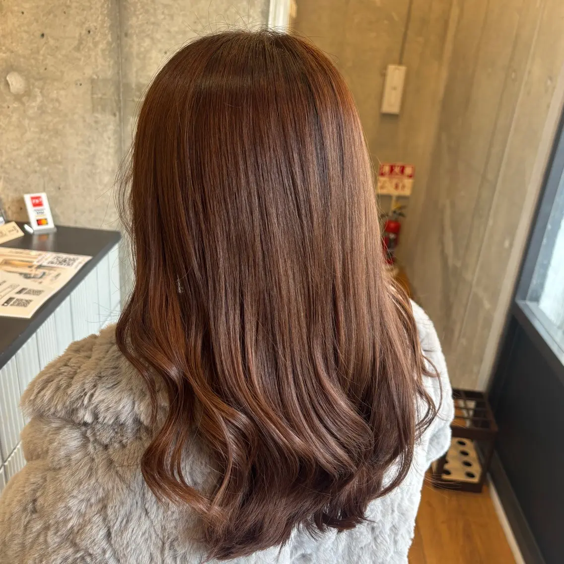 セミロング カラー ブラウンカラー 山本望理/期間限定 /パーマのヘアスタイル