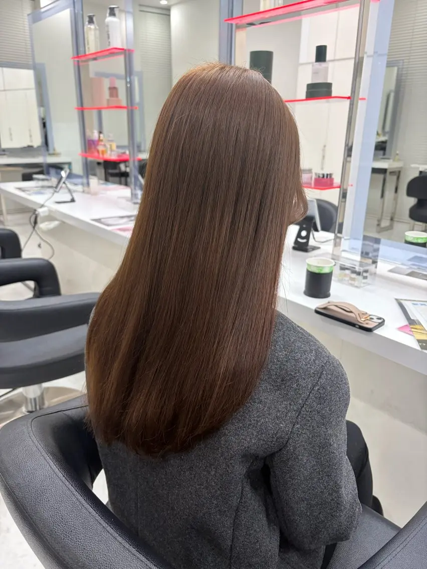 ロング カラー ヘアカラー 野口 楓華のヘアスタイル