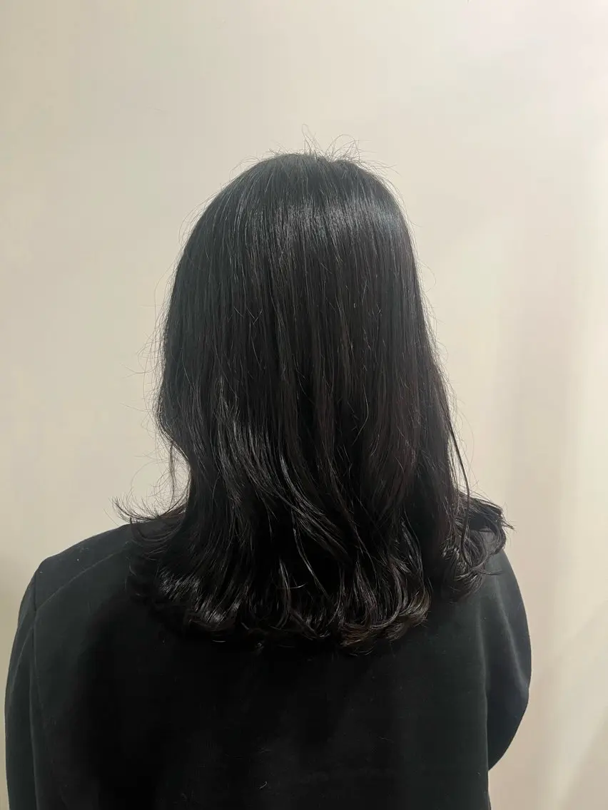 ミディアム パーマ ミディアムパーマ デジタルパーマ さとう ちほみ🐼のヘアスタイル