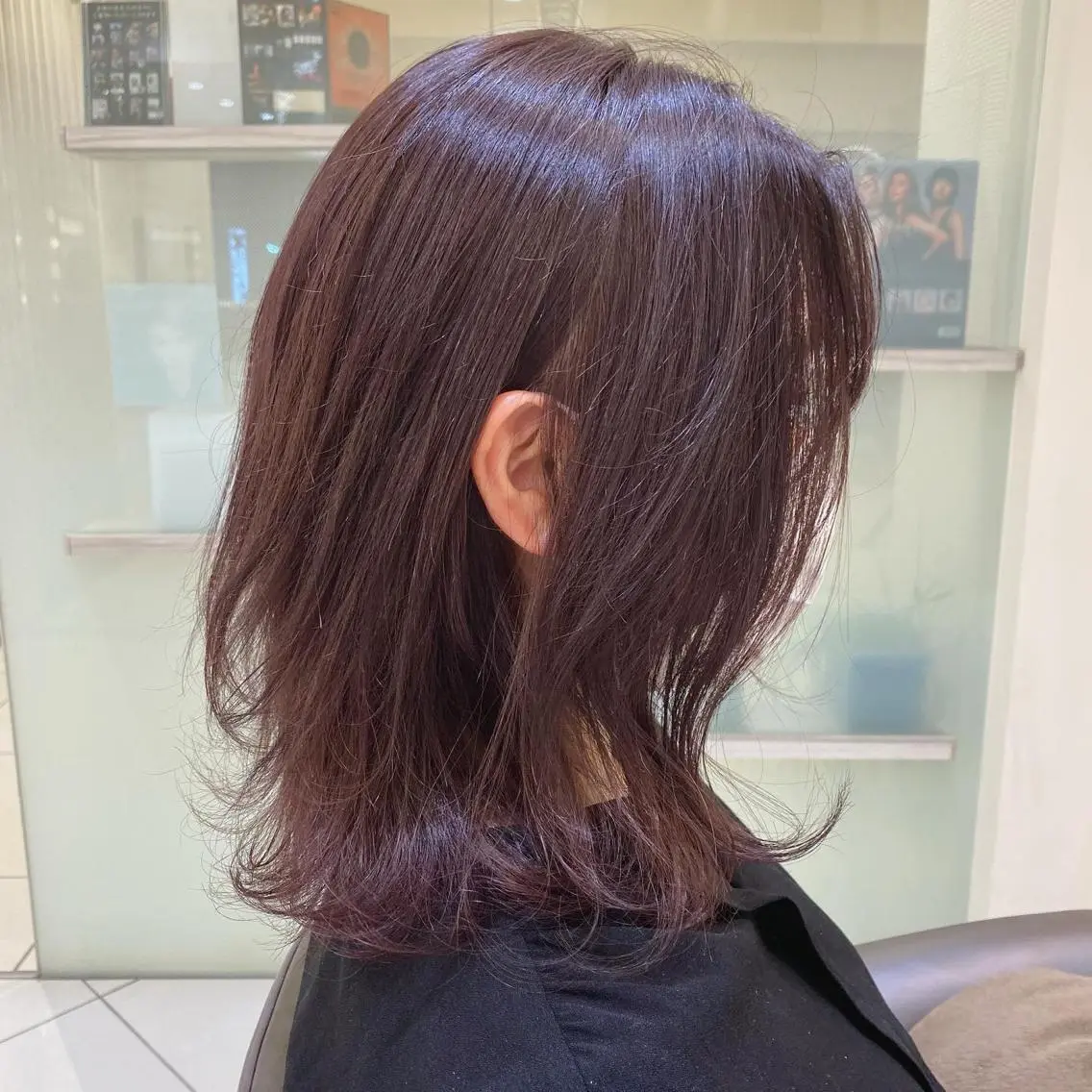 ミディアム カラー 【髪質改善】 梅田　聡のヘアスタイル