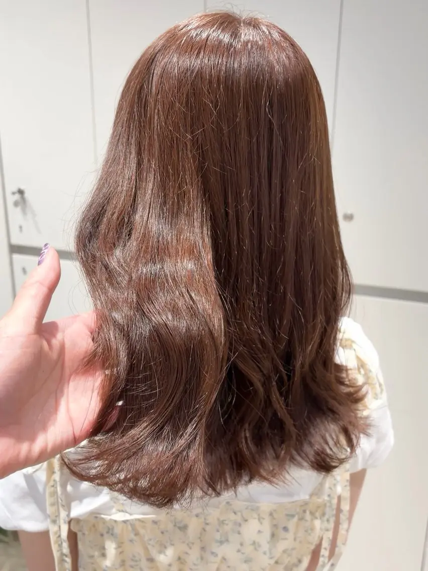 ミディアム トリートメント 前髪・顔周りカット☆ あらいみゆのヘアスタイル