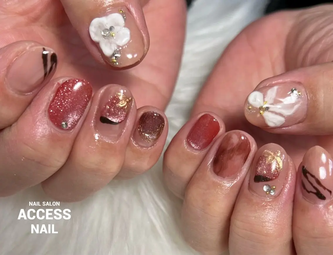 ネイル access nailのネイルデザイン