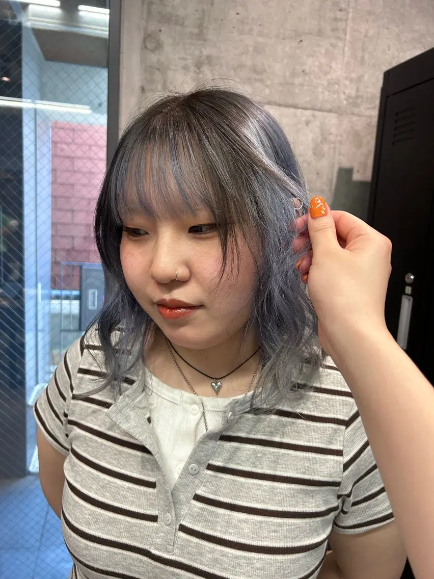 カラー 透明感カラー/縮毛/ chino🍀のヘアスタイル