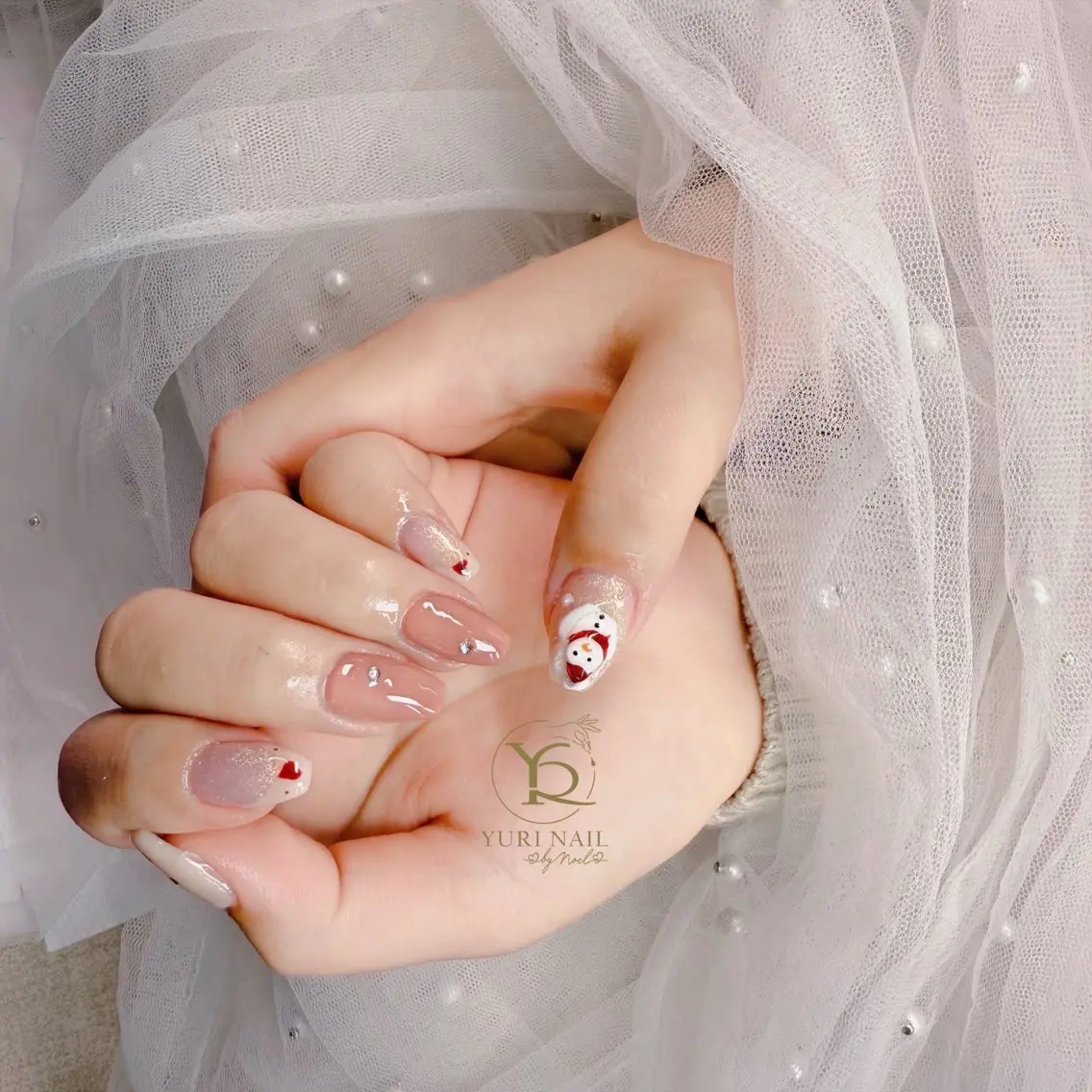ネイル チークネイル フットネイル 韓国ネイル ニュアンスネイル オフィスネイル ハンドネイル フットネイル ハンドケア YURI Nail NARITAのネイルデザイン