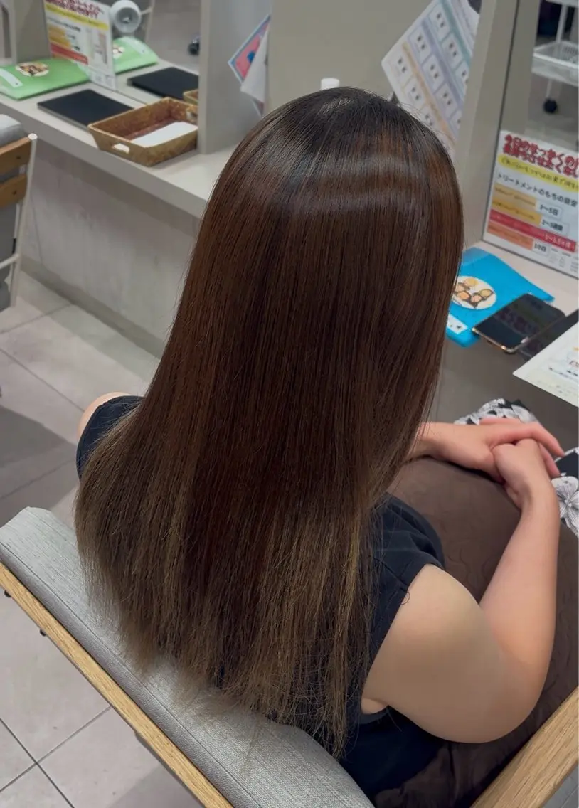 パーマ 縮毛矯正 直井 和佳奈のヘアスタイル