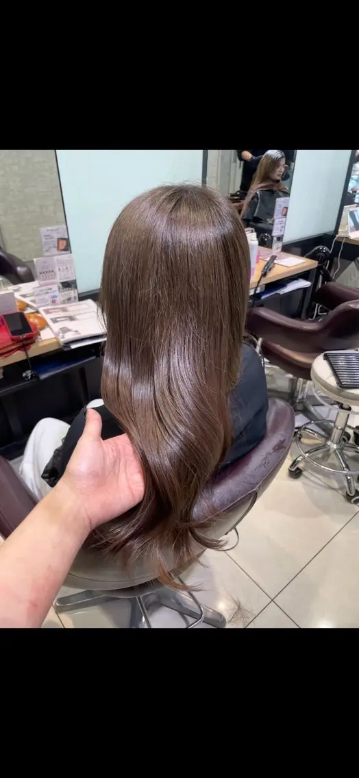 ロング ヘアカラー トリートメント 赤み消し艶カラー🍀 DAIGOのヘアスタイル