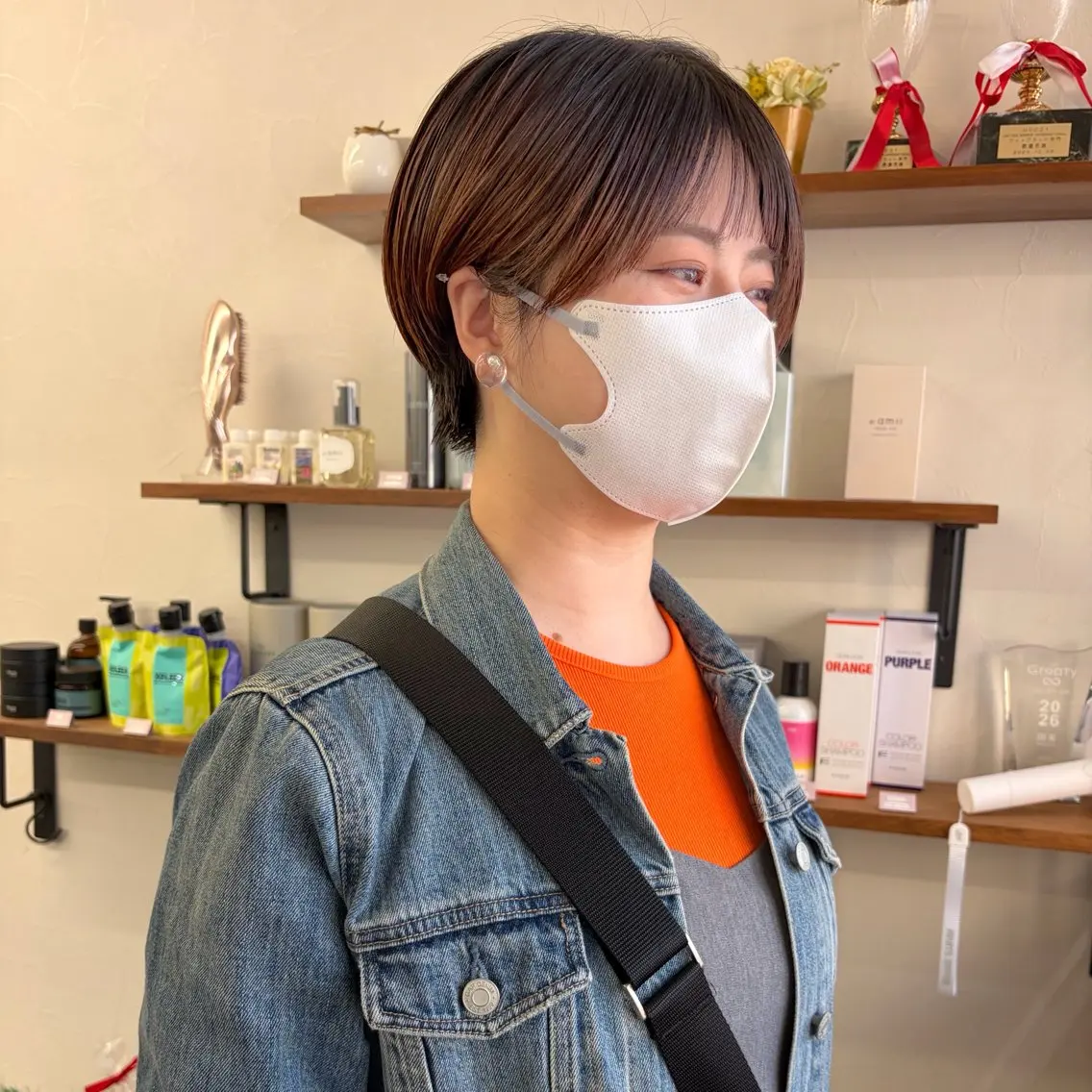 ショート ボブ 髪質改善 レイヤーカット 似合わせカット ショートヘア カット ヘアカラー トリートメント 初めてのショート お任せください✂️のヘアスタイル