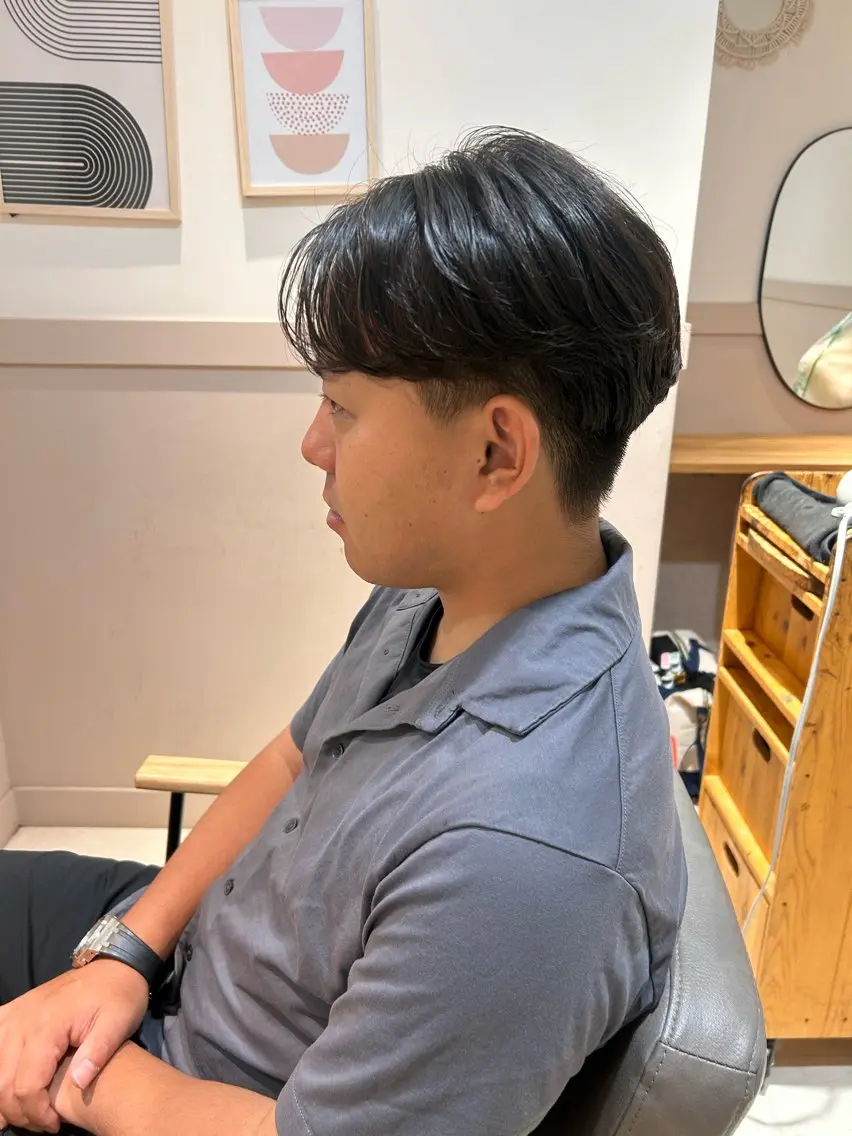 パーマ メンズ メンズパーマ 大川 夏実のヘアスタイル