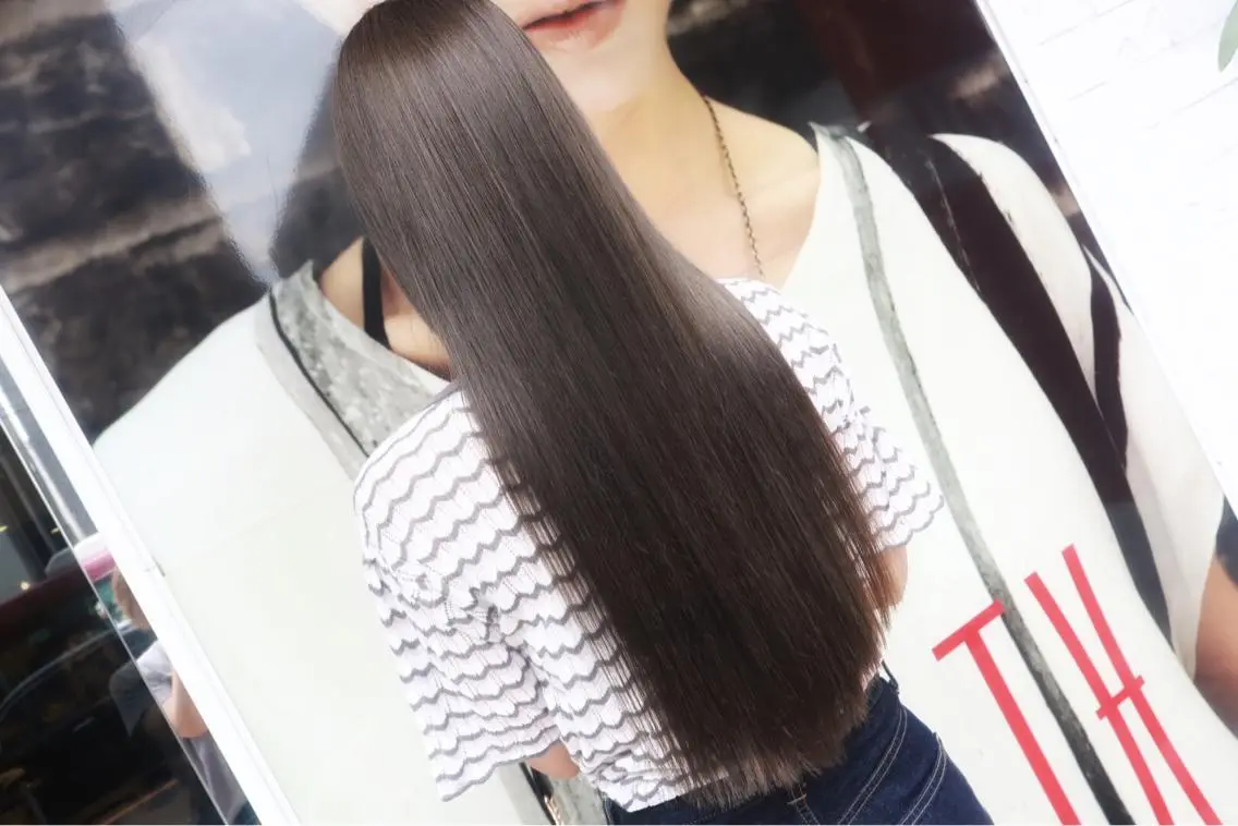 ロング カラー 本場韓国ヘア特化 아이비/Aibiのヘアスタイル