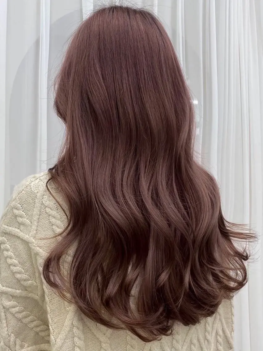 ロング カラー ベージュカラー ブリーチ ダブルカラー ブリーチなしカラー ピンクカラー ハイトーンカラー🎀 はなえのヘアスタイル