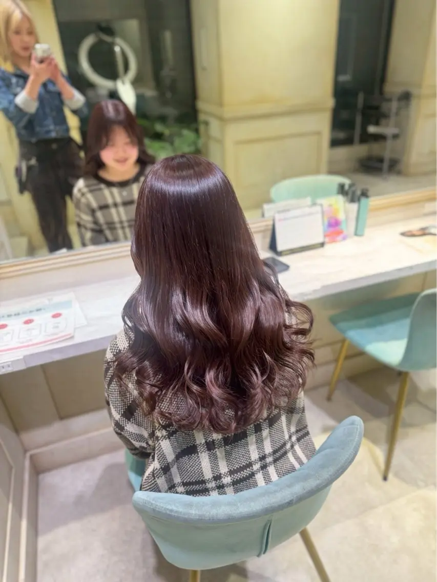 カラー ヘアカラー トリートメント 透明感ツヤカラー/ ゆうな💙のヘアスタイル
