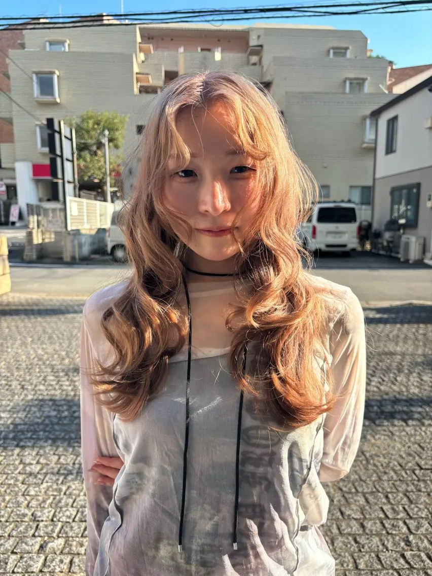 ロング ヘアカラー トリートメント ミニボブ/ダブルカラ 🐈‍⬛kotoseのヘアスタイル